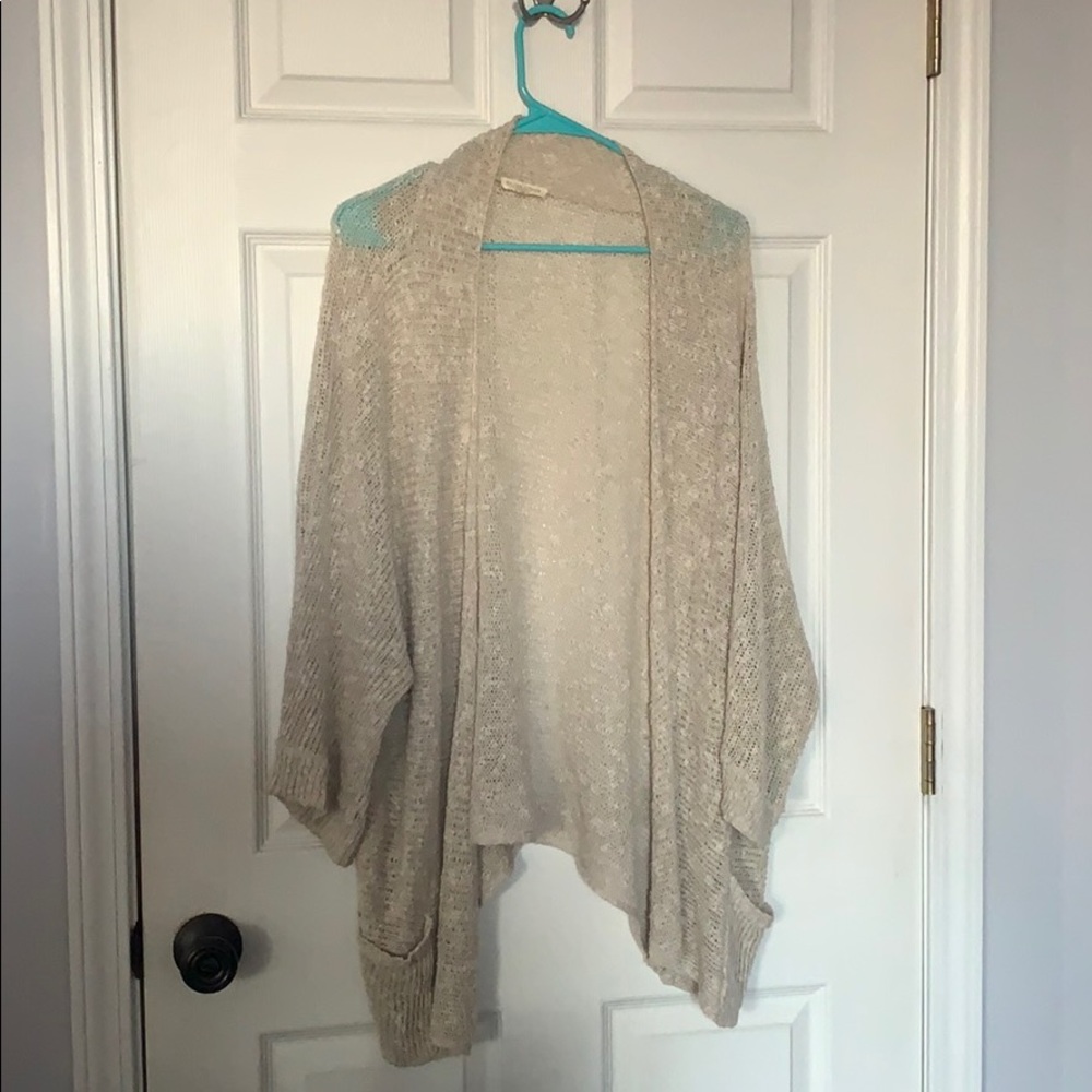 Eileen Fischer 2X Airy Knit Jacket with Pockets